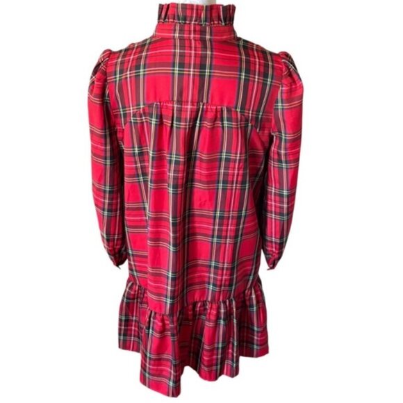Tuckernuck Palmerston Dress Red Plaid Royal StewartTartan NEW - Picture 8 of 10